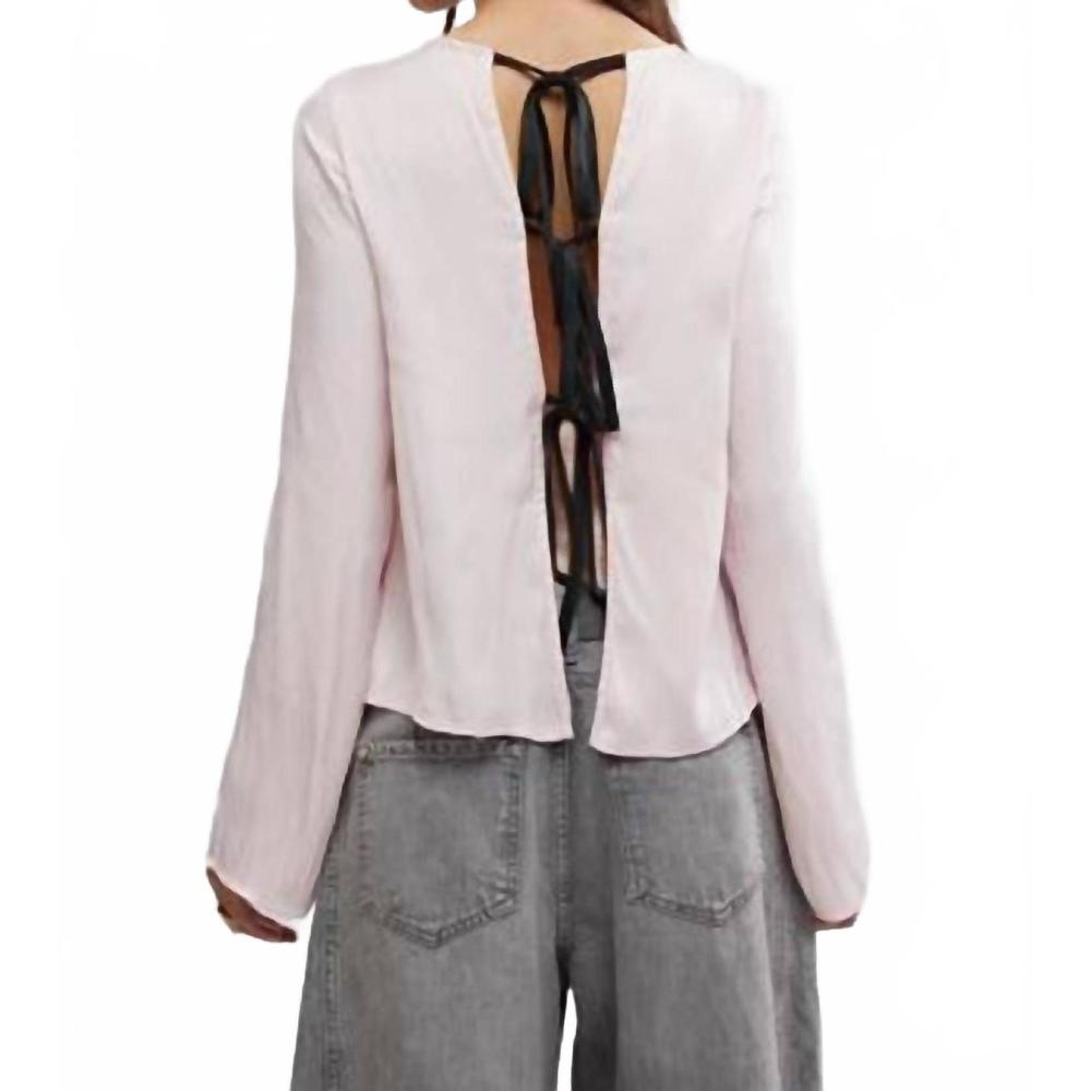 NEW FREE PEOPLE arabella blouse in apple blossom - Picture 3 of 4